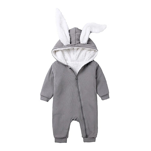 Winter Infant Baby Combi-short Combi-short En Coton Gris (3-6 Mois)