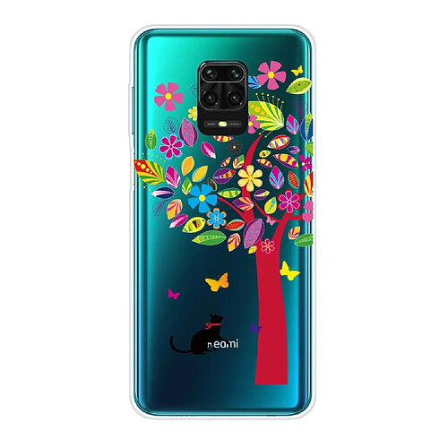 Coque en TPU impression de motif imd clair arbre coloré pour votre Xiaomi Redmi Note 9 Pro Max/Note 9 Pro/Note 9S