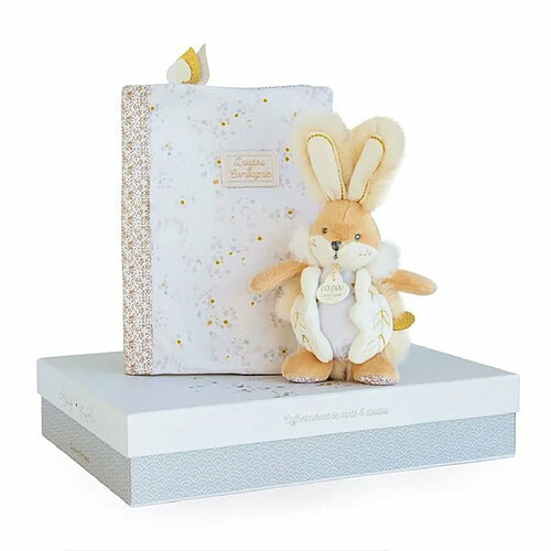 Ludendo Coffret Lapin de sucre blanc protège carnet