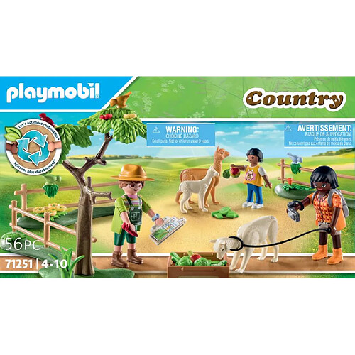 Playmobil® 71251 La Ferme Randonneurs et alpagas