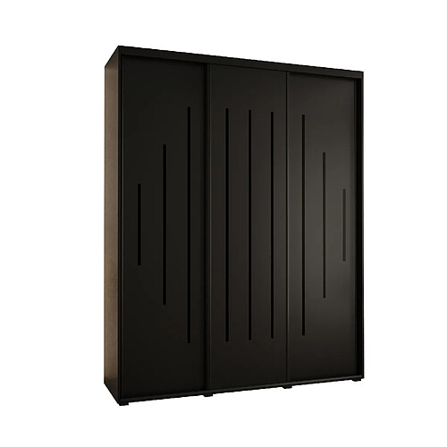 Abiks Meble Armoire Davos 12 À Portes Coulissantes 235,2/190/60 3 Portes