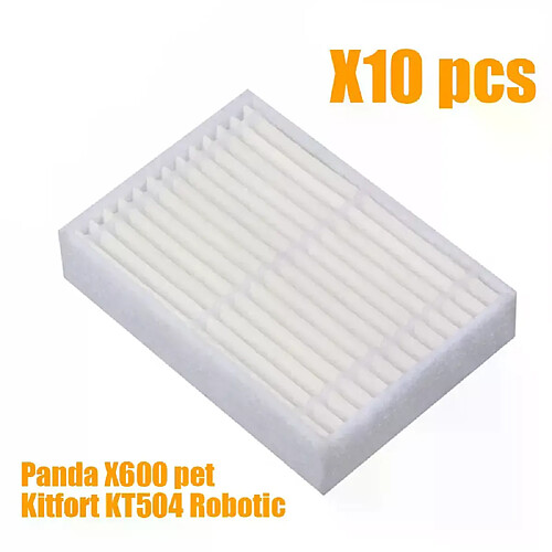 Filtre HEPA pour aspirateur robot midea mvcr03 VCR15 VCR16, pièces détachées pour Panda X600 pet Kitfort KT504, 10 pièces/lot