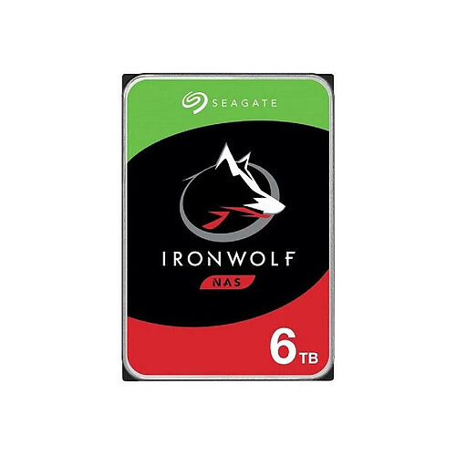 Seagate Technology Disque dur interne Seagate IronWolf ST6000VNA01 6 To Argent