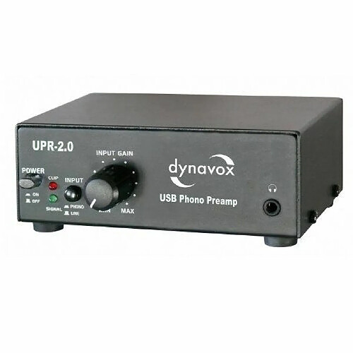 Dynavox Préamplificateur phono avec USB/UPR-2.0 Noir (Import Allemagne)