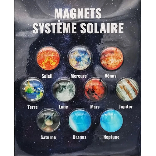 Magneticland Collection 10 Magnets du Système Solaire