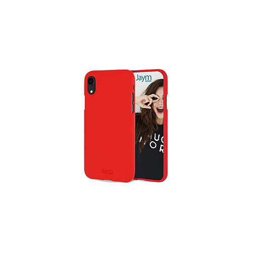 JAYM - Coque Silicone Soft Feeling Rouge pour Apple iPhone 7 / 8 / SE 2020 ? Finition Silicone ? Toucher Ultra Doux