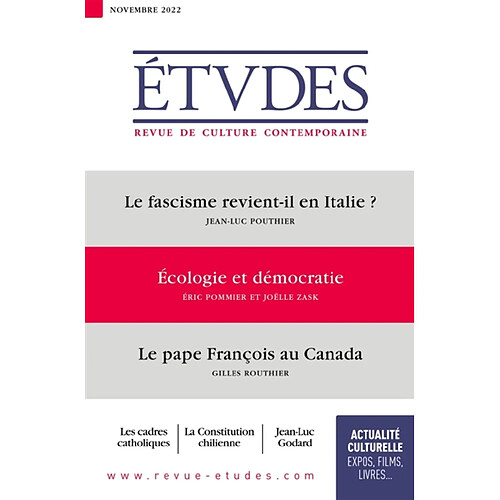 Etudes, n° 4298 · Occasion