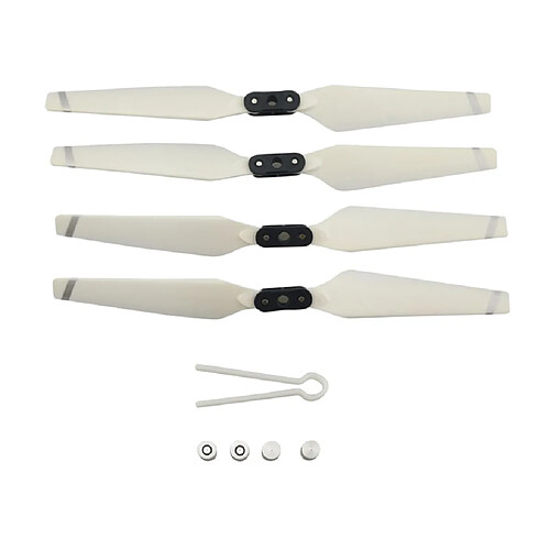 4 pièces d'hélices pour hubsan h501s h501c h501a mjx b2c b2w bugs 2 b3 blanc