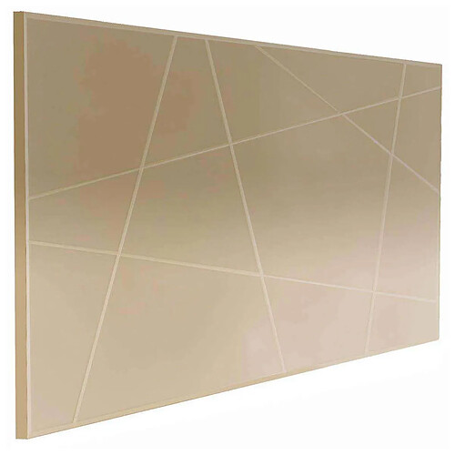 Hanah Home Miroir en verre 130 x 62 cm bronze.