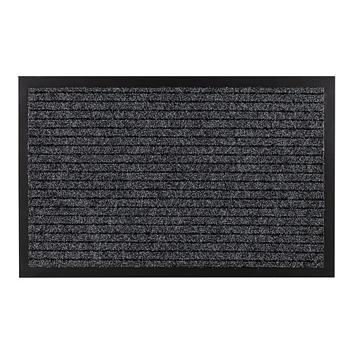 RUGSX Paillasson antidérapant pour les mètres courants DURA 2868 extérieur, intérieur, sur caoutchouc - anthracite 66x185 cm