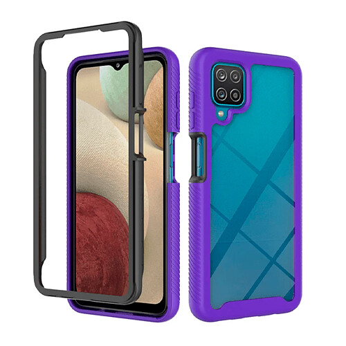 PHONECARE Coque Anti-Crash 360 Protection Résistant aux Chocs Avant et Arrière pour Samsung Galaxy M22 - Mauve