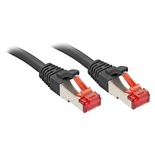 Lindy RJ-45 Cat.6 S/FTP 20m câble de réseau Noir Cat6 S/FTP (S-STP)