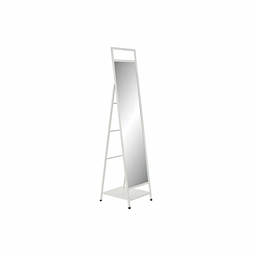 Miroir sur pied DKD Home Decor Miroir Métal Blanc Loft (39 x 40 x 160 cm)