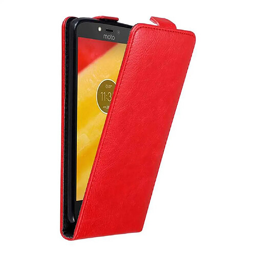 Cadorabo Coque Motorola MOTO C PLUS Etui en Rouge