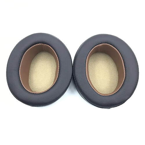 GUPBOO Coussinets d'oreille, Oreillette de Remplacement pour Sennheiser MOMENTUM 2.0 Big Mantou deuxième génération casque en bois Mantou marron marron cache-oreilles en maille (ensemble de paires)