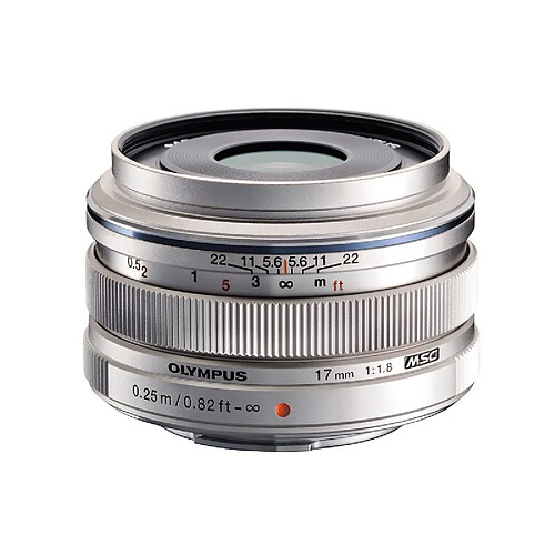 OLYMPUS Objectif M.ZUIKO 17 mm f/1.8 Silver