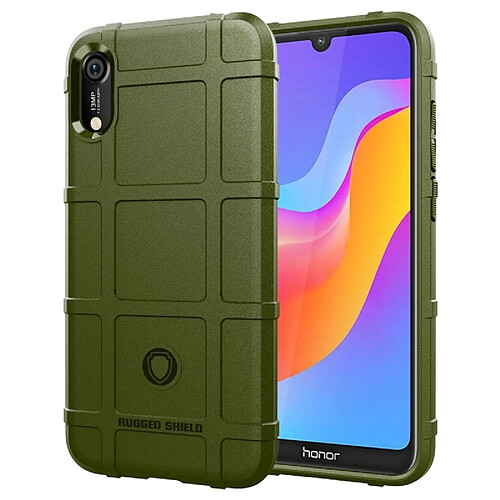 Wewoo Coque Housse TPU antichoc à couverture complète pour HuHonor Play 8A (vert armée)