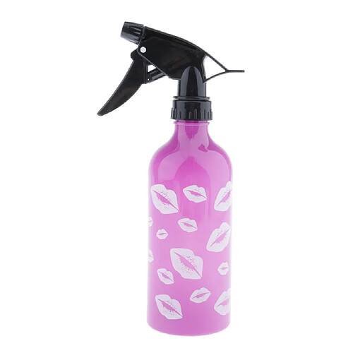 450ml en plastique de pulvérisation de cheveux de salon de coiffure bouteille pulvérisateur d'eau de coiffure rose rouge