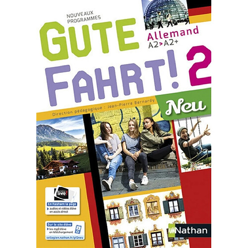 Gute Fahrt ! 2 neu, allemand A2-A2+ : nouveaux programmes · Occasion