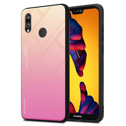 Cadorabo Coque Huawei P20 LITE 2018 / NOVA 3E Etui en Jaune