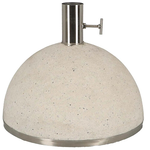 Esschert Design Pied de parasol granit 31,5kg blanc.