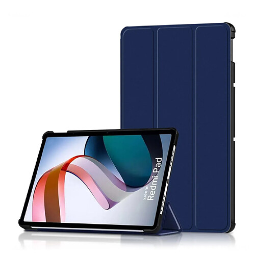 Etui en PU anti-chocs avec support pour votre Xiaomi Redmi Pad - bleu