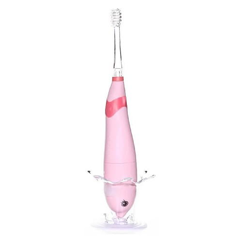 AILORIA BUBBLE BRUSH BB-371P 50345220 - Brosse a dents electrique pour enfants a technologie sonique - Rose