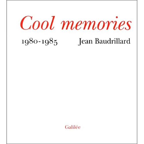 Cool memories. Vol. 1. 1980-1985 · Occasion