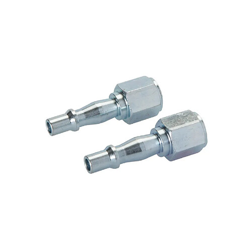 Silverline 2 coupleurs baïonnette/filetage femelle 1/4"" BSP tuyau air comprimé