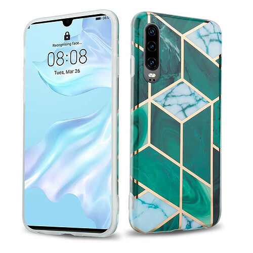 Cadorabo Coque Huawei P30 Etui en Vert