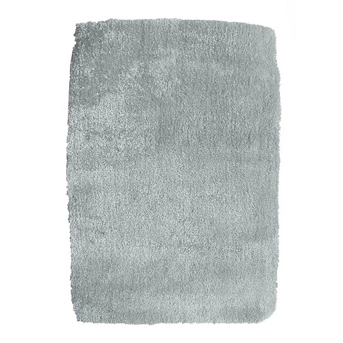 Thedecofactory BEST OF - Tapis poils longs toucher laineux gris nuage 60x90