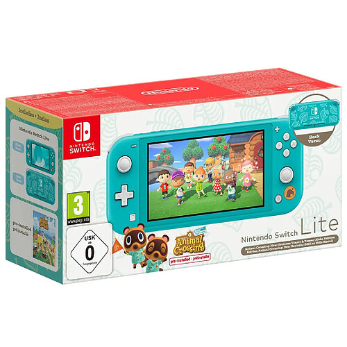 Console Nintendo Switch Lite Edition Animal Crossing Vert