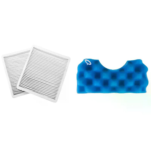 Filtre anti poussière Hepa, AD 2Pc, pour Samsung Sc4300 Sc4470 Vc B710W et 1X, Kit de filtre hépatique éponge bleue pour Samsung Dj97 01040C