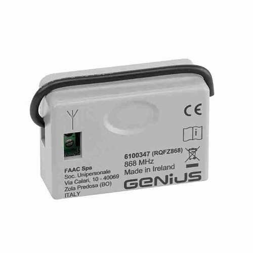 Module de réception FAAC GENIUS 868 MHz (réf : 6100347)