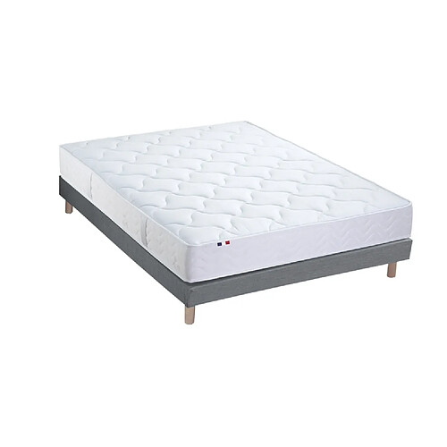 Idliterie Ensemble Matelas Ressorts 5 Zones ETOILE + Sommier - Made in France