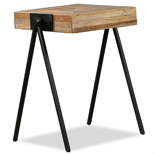 Maison Chic Table d'appoint | Table Basse Teck massif de récupération -GKD72298