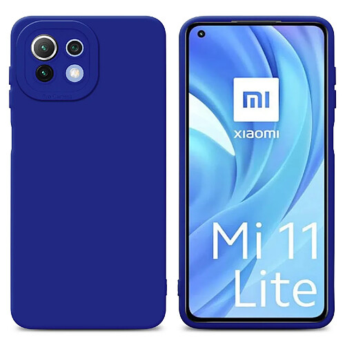 Cadorabo Coque Xiaomi Mi 11 LITE (4G / 5G) / 11 LITE NE Etui en Bleu