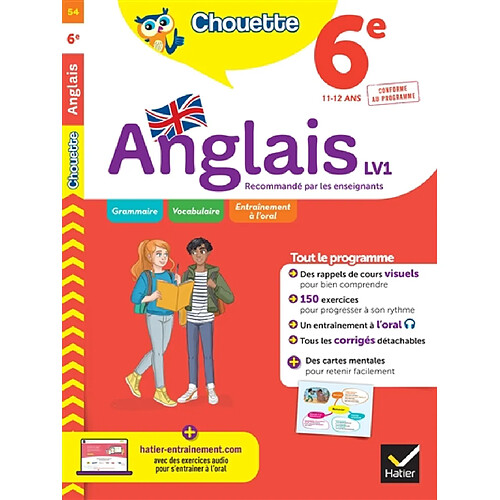 Anglais 6e LV1, 11-12 ans : conforme au programme