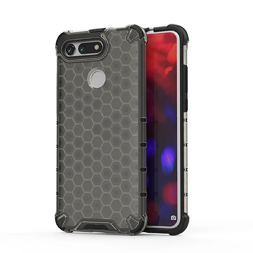 Wewoo Coque Souple PC + TPU en nid d'abeille antichoc pour Huawei Honor V20 noir