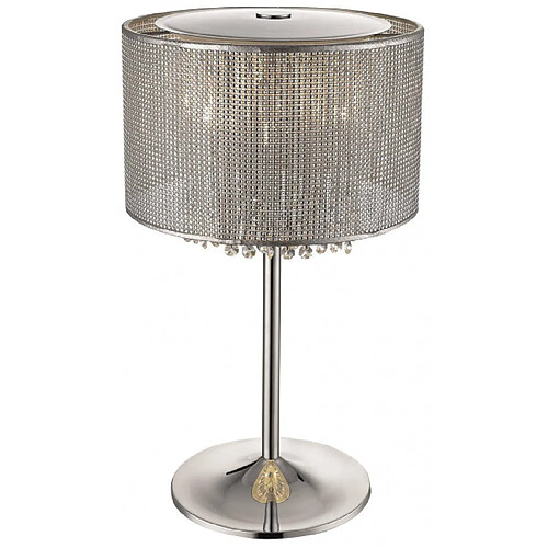 Luminaire Center Lampe de table Argent BRIGHTON 4 Lumières