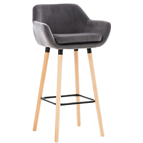 Non Tabouret de bar Grant velours