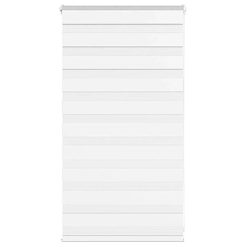 vidaXL Store zèbre blanc 85x100 cm largeur du tissu 80,9 cm polyester