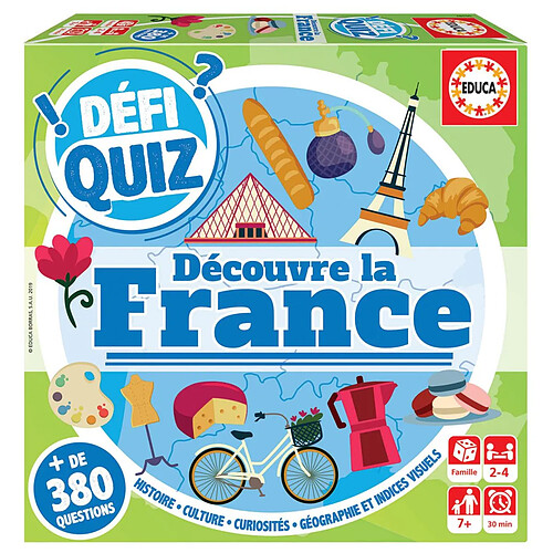 Educa Borras Defi quiz - Voyage en France