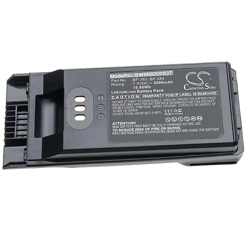 vhbw batterie compatible avec Icom IC-F4400DPT, IC-F4400DS, IC-F4400DT, IC-F7010, IC-F7010S, IC-F7010T radio talkie-walkie (2500mAh, 7.4V, Li-Ion)