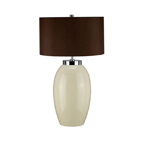 Elstead Lighting Lampe de table Victor Porcelaine Crème