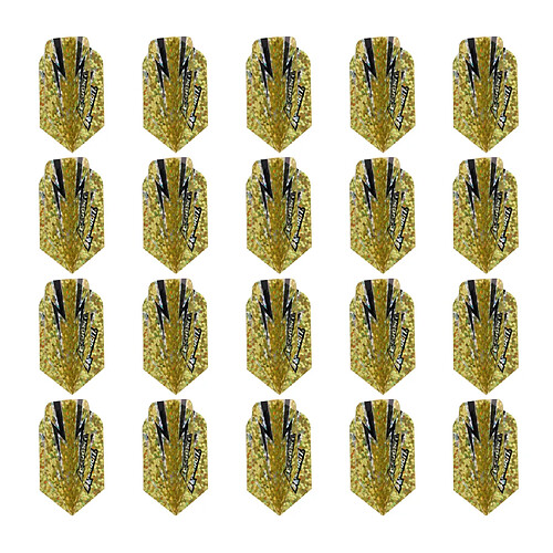 20pcs professionnels dart vols en plastique queue aile protecteurs de fléchettes type l