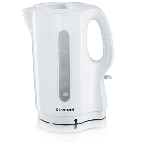 severin - bouilloire sans fil 1,5l 2200w blanc - wk3388