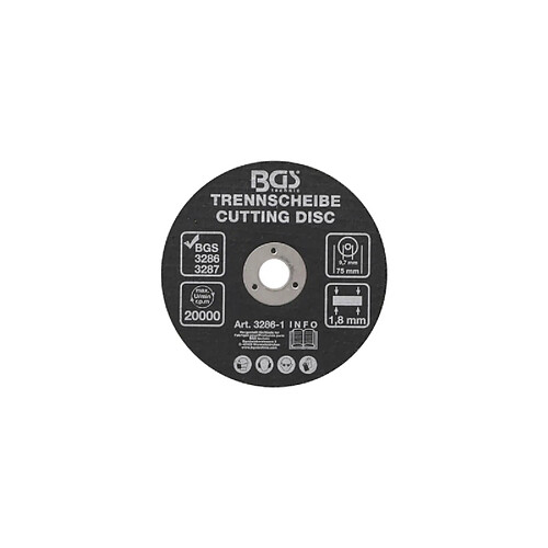 Disque à couper BGS TECHNIC - 75 mm - 3286-1