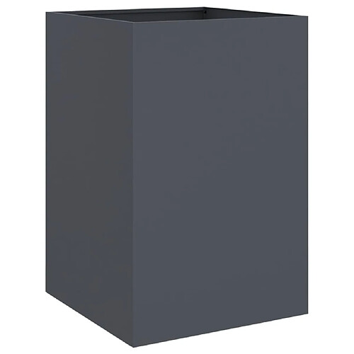 Maison Chic Jardinière,Bac à fleurs - pot de fleur anthracite 52x48x75 cm acier laminé à froid -GKD89212