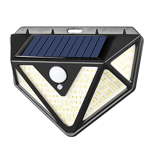 166 LED Solaire Mouvement S'allume En Plein Air Mur Escrime Lampe pour Cour Terrasse Garage Pont